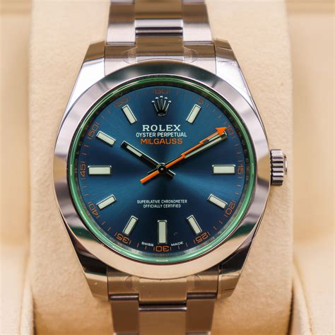 milgauss rolex z blue|rolex milgauss z blue price.